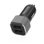 iVoltaa 4.8 A - 24W Dual Port Metal Car Charger (Black)